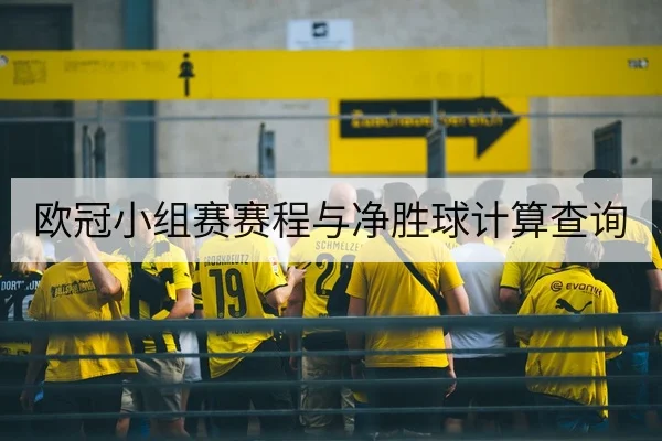 欧冠小组赛赛程与净胜球计算查询